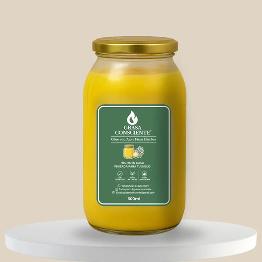 GHEE CON AJO Y FINAS HIERBAS 500ML