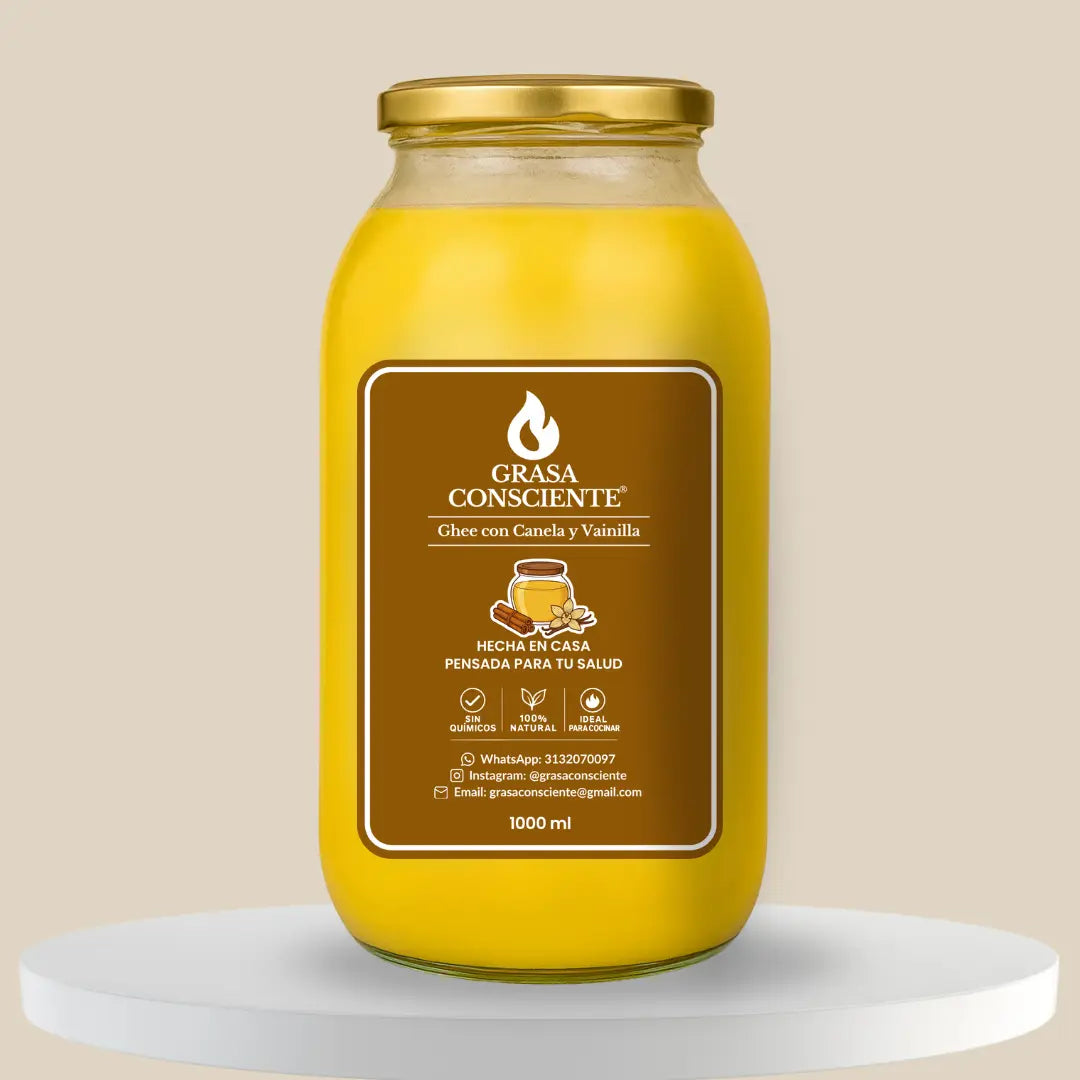 GHEE CON CANELA Y VAINILLA 1000ML