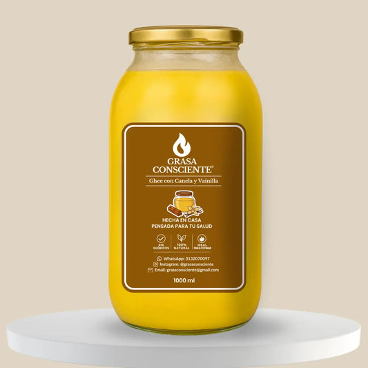 GHEE CON CANELA Y VAINILLA 1000ML