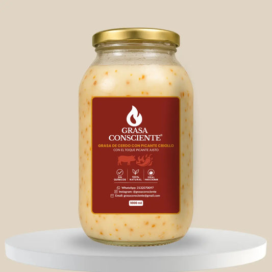 GRASA DE CERDO CON TOQUE PICANTE 1000ML