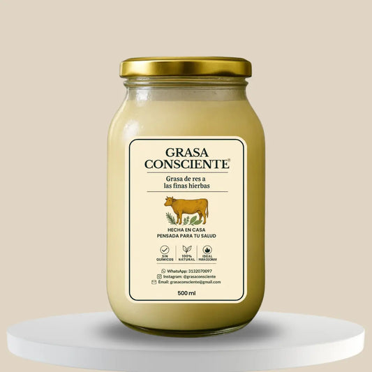 GRASA DE RES A LAS FINAS HIERBAS 500ML