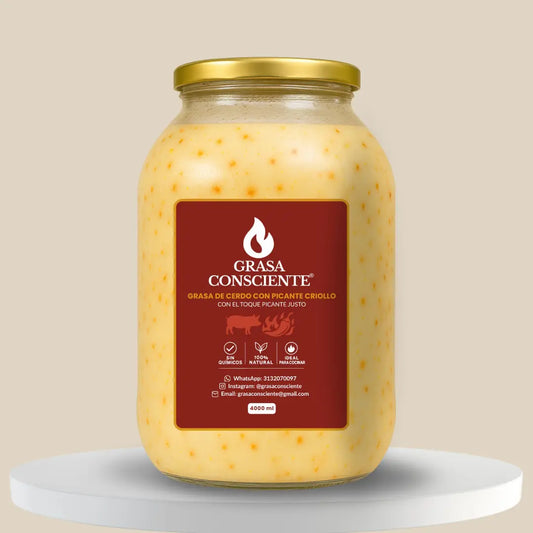 GRASA DE CERDO CON TOQUE PICANTE 4000ML